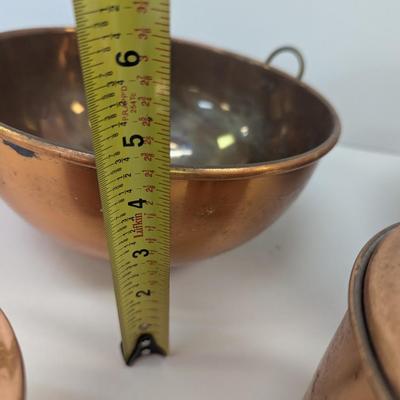 Copper Bowls & Canisters