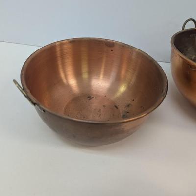Copper Bowls & Canisters