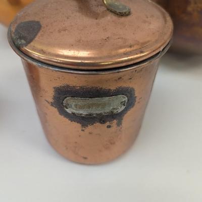 Copper Bowls & Canisters