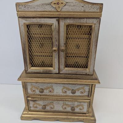 Musical Jewelry Box Hutch
