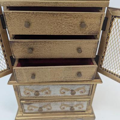 Musical Jewelry Box Hutch