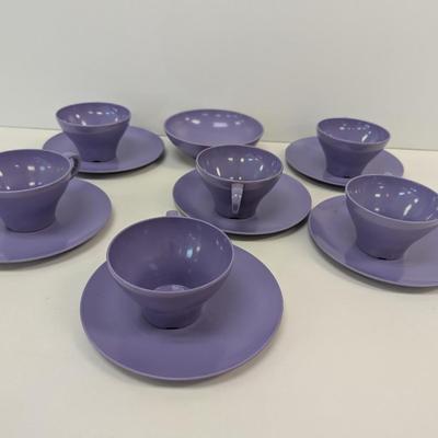 Texas-Ware Tea Cups & Saucers