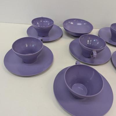 Texas-Ware Tea Cups & Saucers