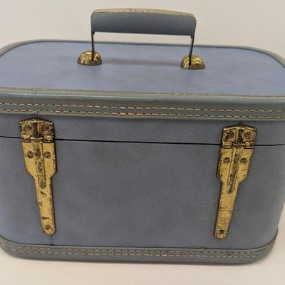 Mid Century Starfrost Baltimore Luggage Hard Sided Makeup Carry On