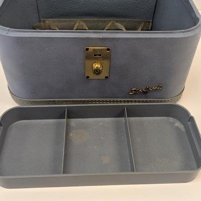 Mid Century Starfrost Baltimore Luggage Hard Sided Makeup Carry On
