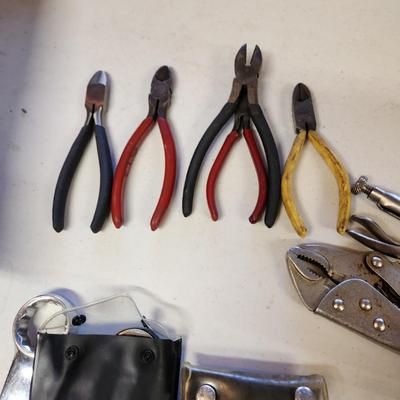 Tool Lot Vise Grips, Craftsman Box End Ratchets Metric Box End Set , Pliers & more