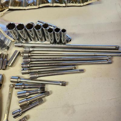 Tool Lot S-K Metric Box Wrench , Craftsman , Huskey , Sockets