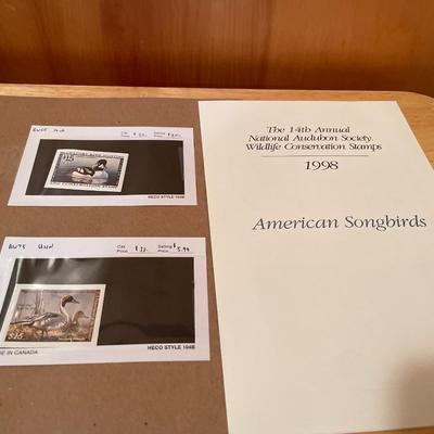 Songbirds and duck stamps