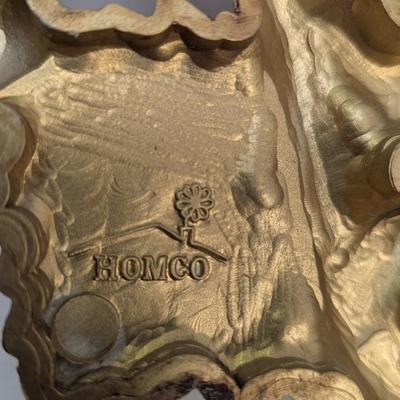 Vintage Homco Home Interior Lantern Planter & Fleur-de-Lis Wall Pockets