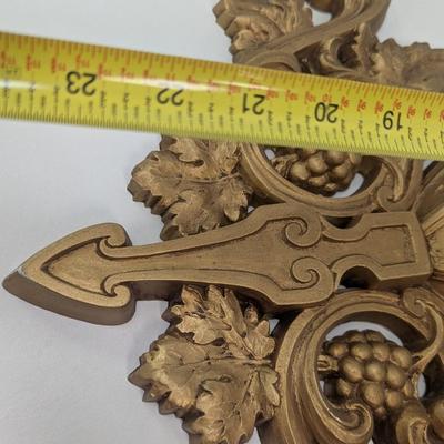 Vintage Homco Home Interior Lantern Planter & Fleur-de-Lis Wall Pockets