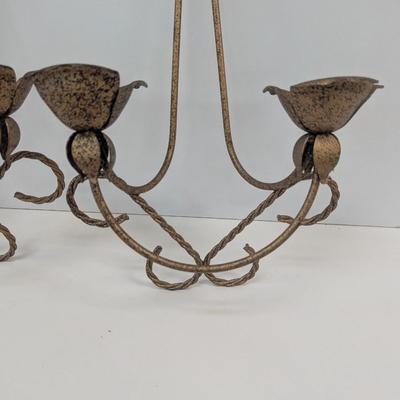 Copper Candle Sconces