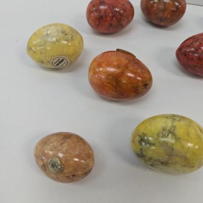 Made In Italy Genuine Alabaster Eggs & House Of Goebel Eggs