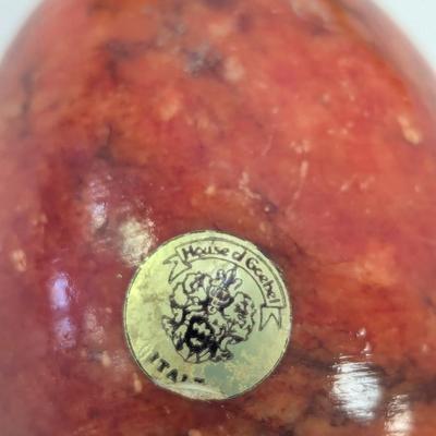 Made In Italy Genuine Alabaster Eggs & House Of Goebel Eggs
