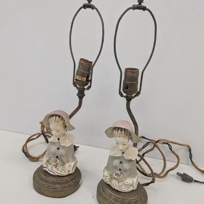 Antique Victorian Electric Lamps