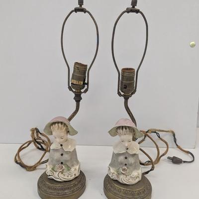 Antique Victorian Electric Lamps