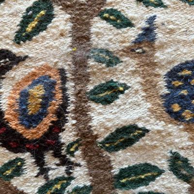 Vintage Handwoven Masana South African Tapestry “Birds in a Tree”