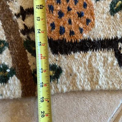 Vintage Handwoven Masana South African Tapestry “Birds in a Tree”