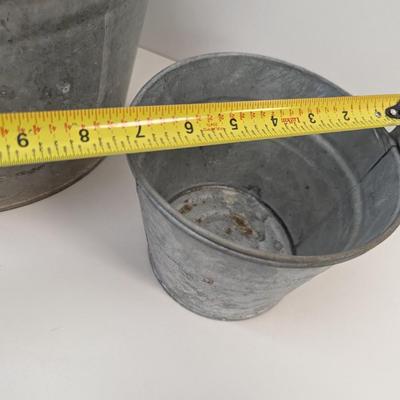 Galvanized Metal Buckets