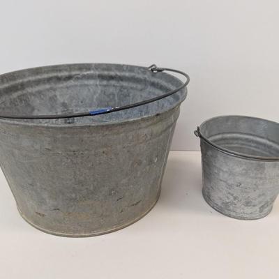 Galvanized Metal Buckets