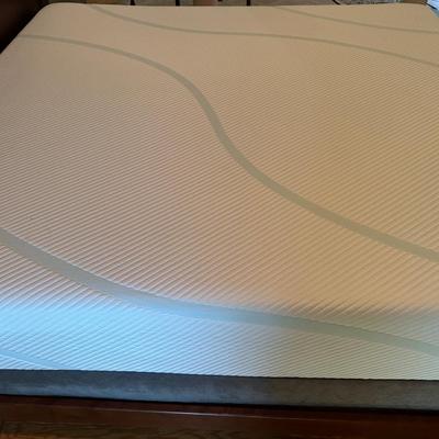 King Size Bed Frame with Tempur-pedic Mattress