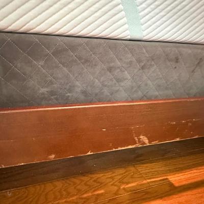 King Size Bed Frame with Tempur-pedic Mattress