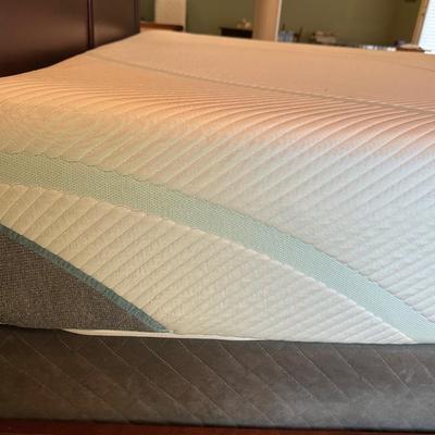 King Size Bed Frame with Tempur-pedic Mattress