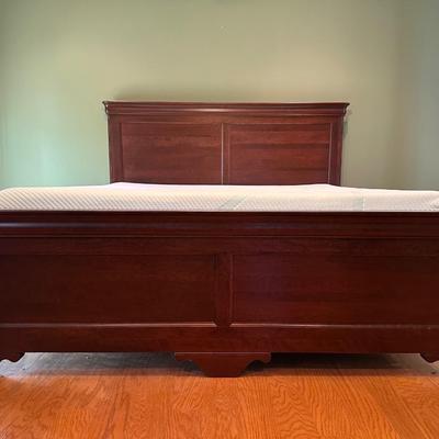 King Size Bed Frame with Tempur-pedic Mattress