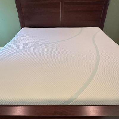 King Size Bed Frame with Tempur-pedic Mattress