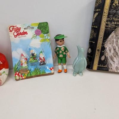 Vintage Misc Collectibles Gnome Pig Bank Empty Book Cover