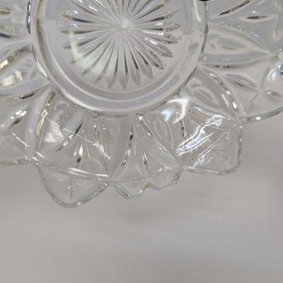 Vintage Hollywood Regency Crystal Castmetal & Marble Balancing Scales Of Justice