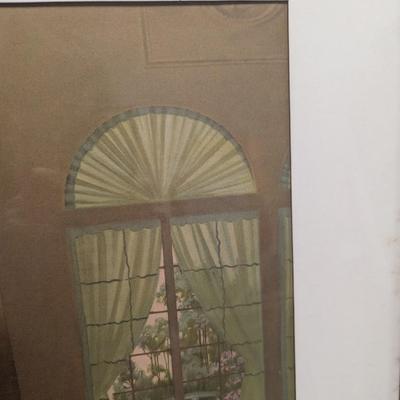 29 1/2" x 25 1/2" R. Brownell McGrew "Morning Melody" Print