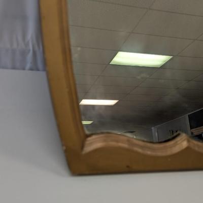 30 1/4" x 21 3/4" Vintage Wood Framed Mirror