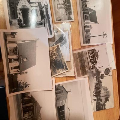 Black & White Photos of gas stations