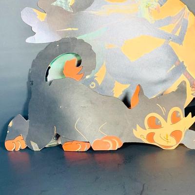 LOT 52: Vintage Assortment Paper Halloween Decorations