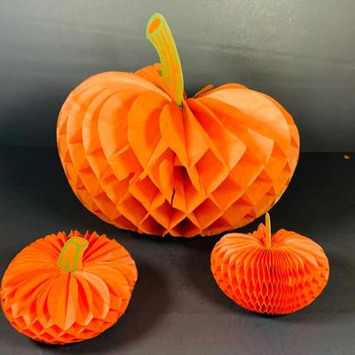 LOT 53: Vintage Collection Halloween Paper Decorations by H. E Luhrs, Beistie and More