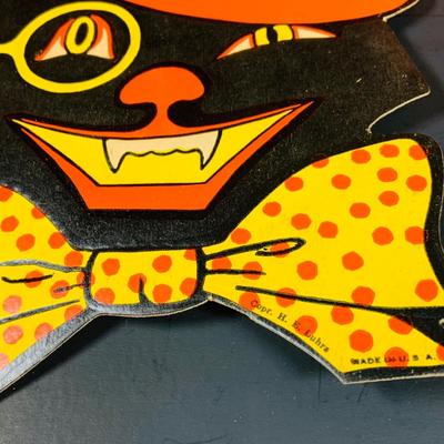 LOT 53: Vintage Collection Halloween Paper Decorations by H. E Luhrs, Beistie and More