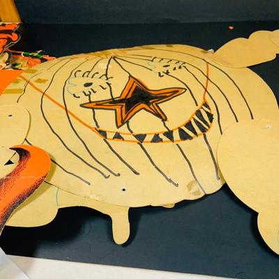 LOT 54: Large Assortment of Vintage Paper Halloween Decorations