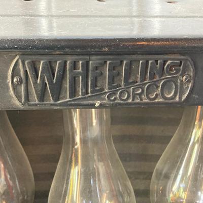 LOT 56: Vintage / Antique Wheeling Corco No. 315 Three Burner Keroscene Heater