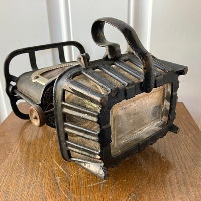 LOT 59: Antique Cast Iron Fairy Queen Stove / Lantern