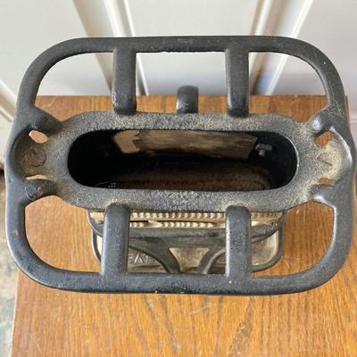 LOT 59: Antique Cast Iron Fairy Queen Stove / Lantern