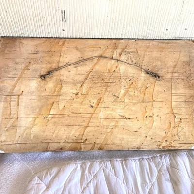 LOT 65: Vintage "Waiting for a Live One" Chalkware Bar Wall Art