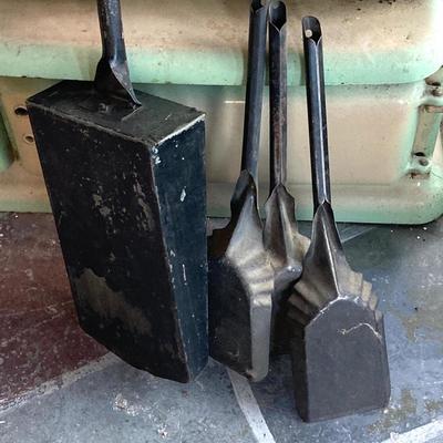 LOT 67: Vintage Fireplace Tools - Bucket, Shovels, Pokers and More