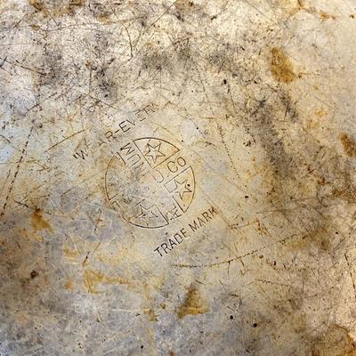 LOT 70: Pryolite Ware Germany Lidded Pail with Large Collection of Aluminum and Enamel Cookware