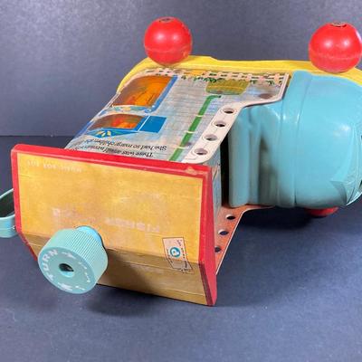 LOT 78: Vintage Fisher Price / Playschool Toys - Old Lady Shoe, Grandpa Frog and Bell Stack