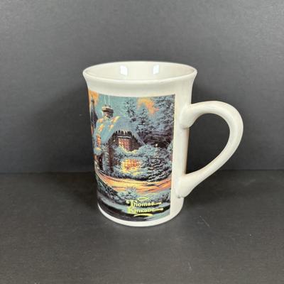 LOT 82: Tea-Time: McCormick Tea Baltimore, Md Teapot, Walkers of London Teapot & Mugs, Thomas Kinkade Mug, Norman Rockwell Mugs Set...