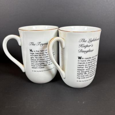 LOT 82: Tea-Time: McCormick Tea Baltimore, Md Teapot, Walkers of London Teapot & Mugs, Thomas Kinkade Mug, Norman Rockwell Mugs Set...