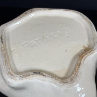 LOT 83: Vintage McCoy Rabbit Cookie Jar, Teleflora Beatrix Potter Teapot & Ceramic Rabbit Figure