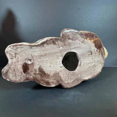 LOT 83: Vintage McCoy Rabbit Cookie Jar, Teleflora Beatrix Potter Teapot & Ceramic Rabbit Figure