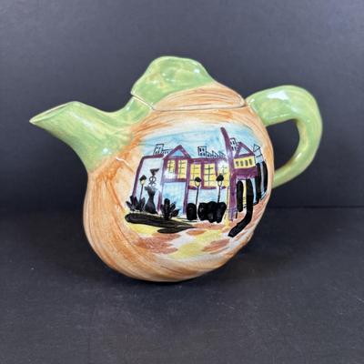 LOT 84: Vintage Wooden Recipe Box, White Iroquois China, Buffalo China, Green Creamers & Custard Cup, Chef Recipe Tin &n More