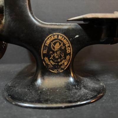 LOT 90: Antique Singer Childs Toy Sewing Machine & More